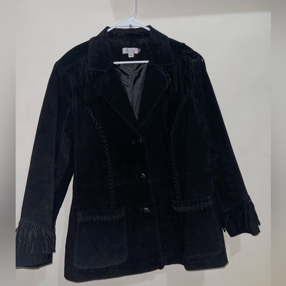 Women's Genuine Suede Leather Fridge Jacket NWOT